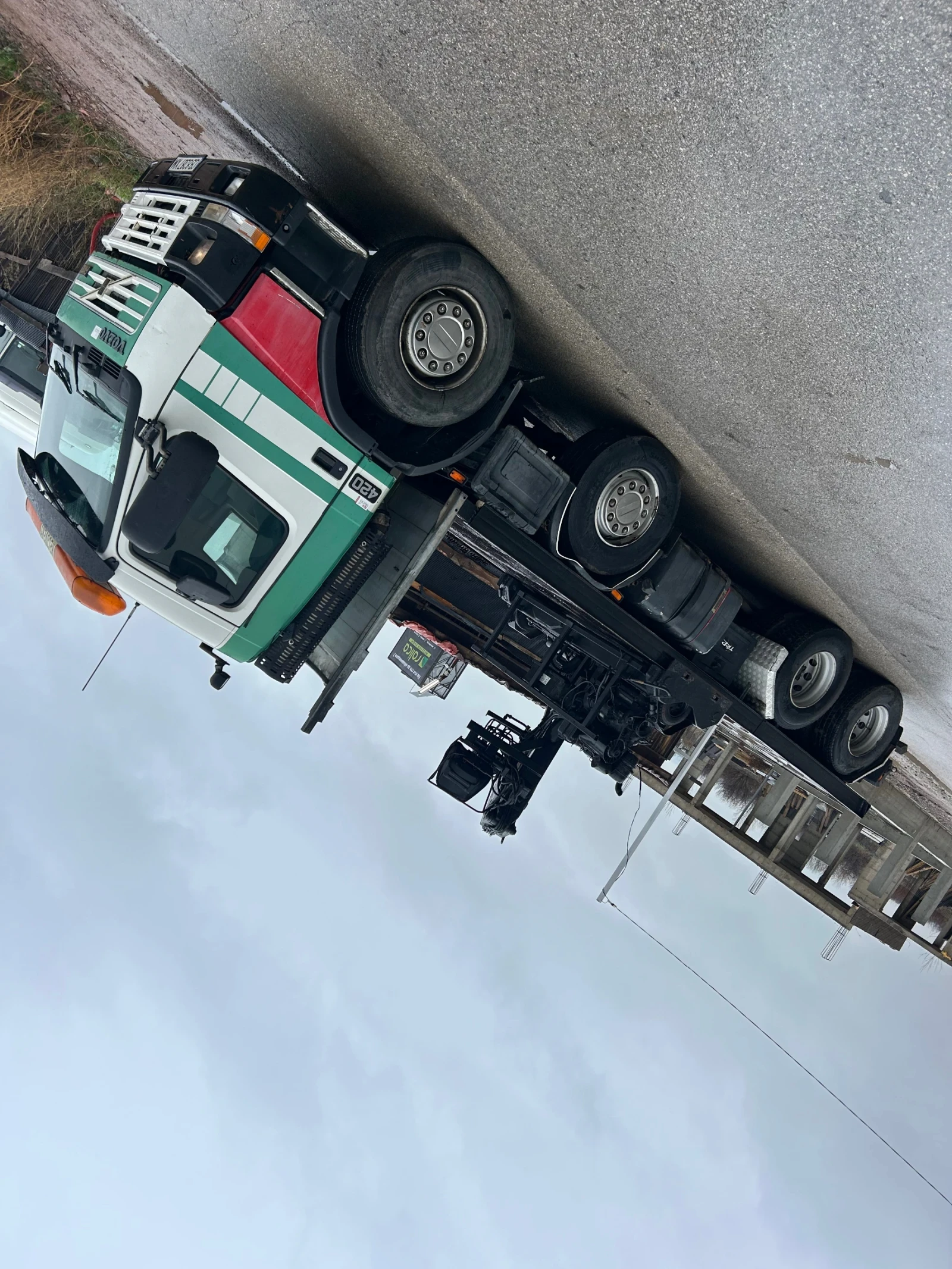 Man Tga Кран собствен двигател  - изображение 3