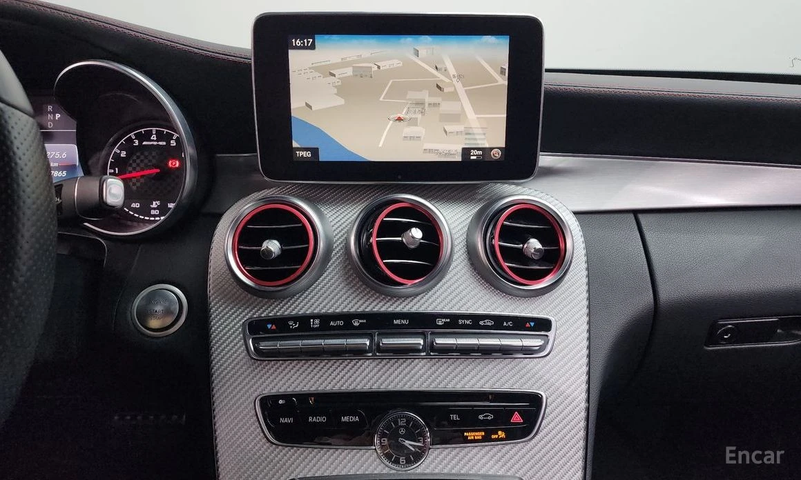 Mercedes-Benz C 43 AMG 4MATIC* BURMESTER* ПАНО* KEYLESS* ПОДГРЕВ* КАМЕРИ*, снимка 12 - Автомобили и джипове - 54248189