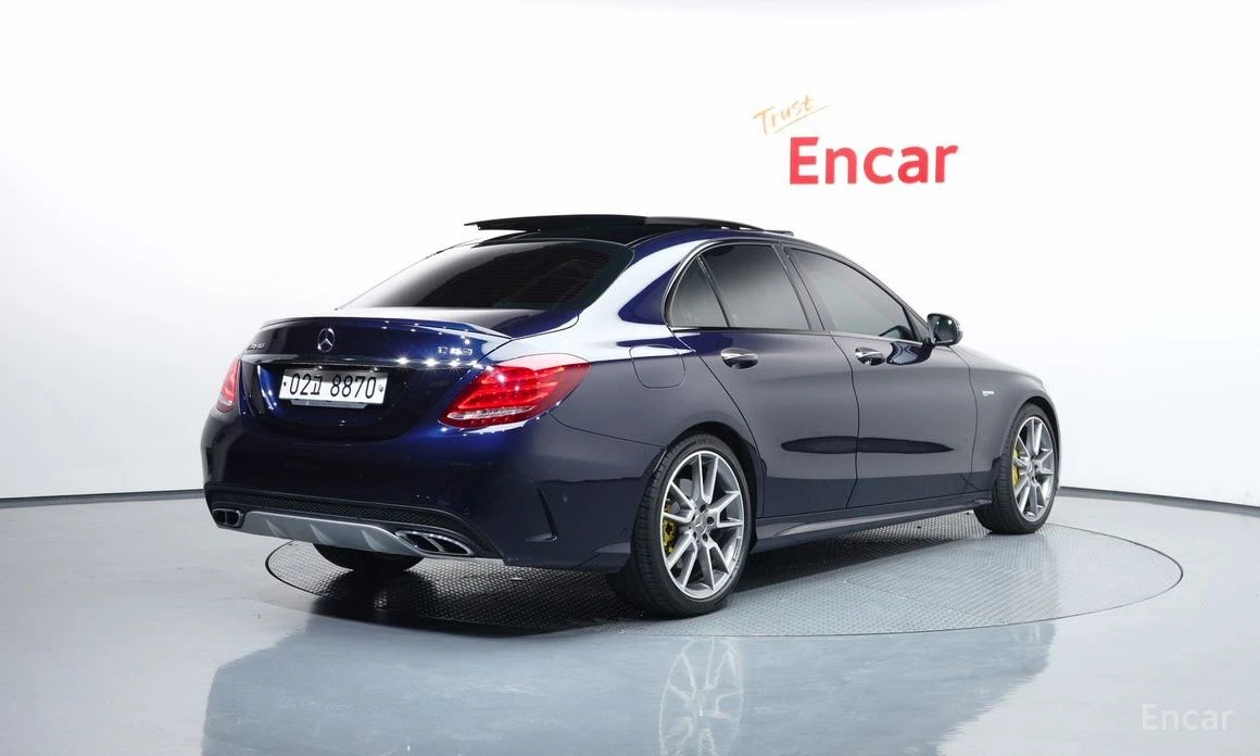 Mercedes-Benz C 43 AMG 4MATIC* BURMESTER* ПАНО* KEYLESS* ПОДГРЕВ* КАМЕРИ*, снимка 3 - Автомобили и джипове - 54248189