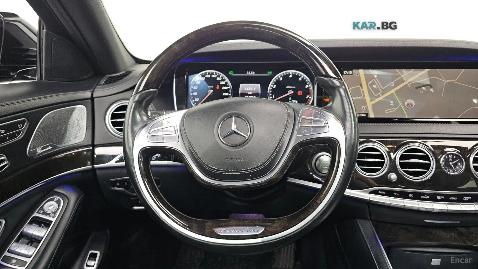 Mercedes-Benz S 500 LONG 4MATIC* МОНИТОРИ* 360* КОЖА* ОБДУХВ* НАВИ, снимка 9 - Автомобили и джипове - 55373481