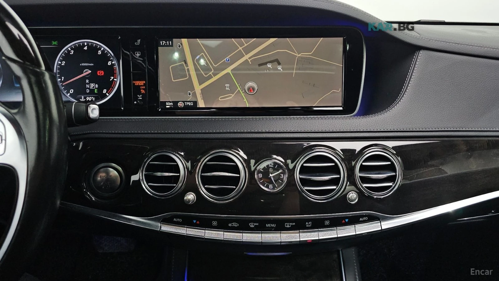 Mercedes-Benz S 500 LONG 4MATIC* МОНИТОРИ* 360* КОЖА* ОБДУХВ* НАВИ, снимка 10 - Автомобили и джипове - 55373481