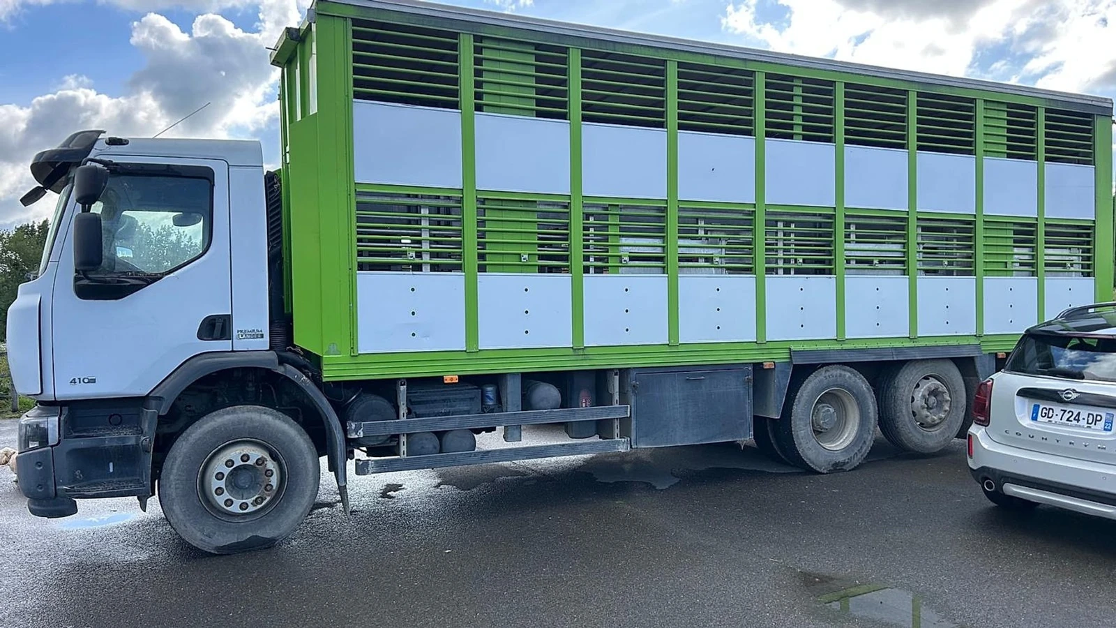 Renault Premium 410 - ЖИВОТНОВОЗ