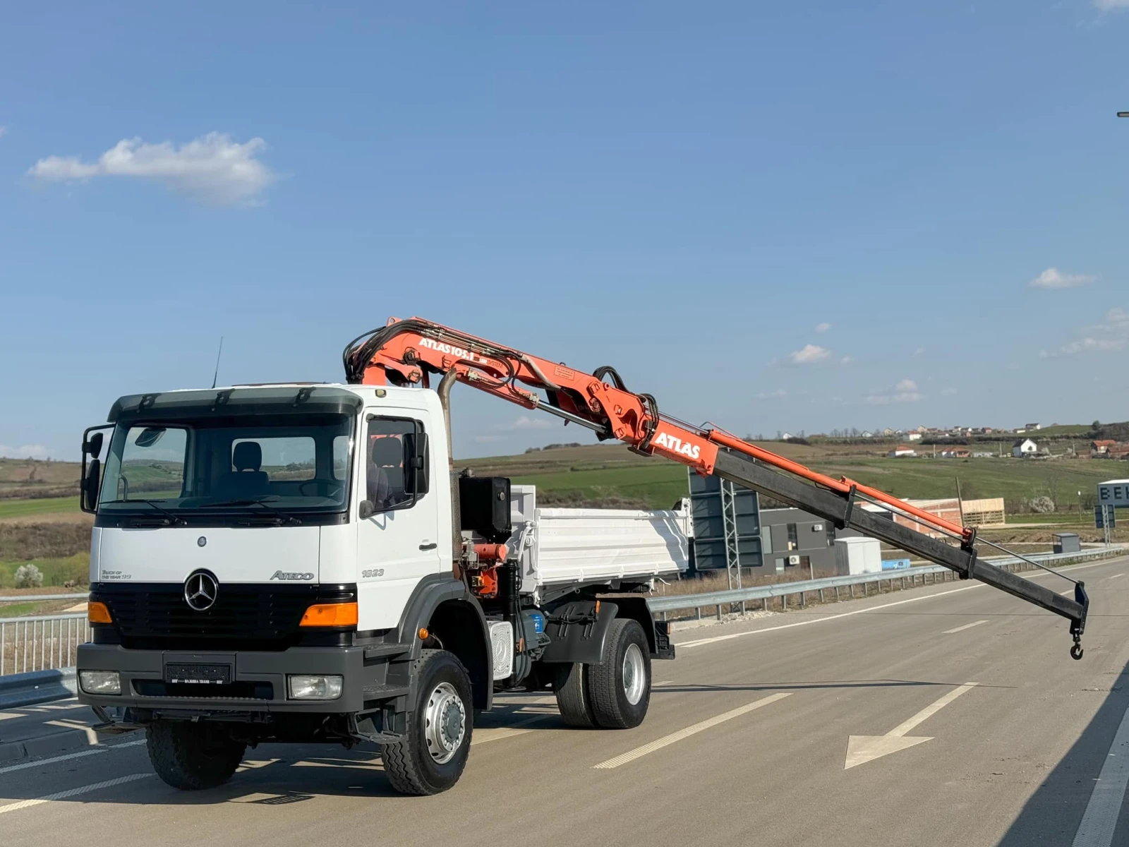 Автокран Mercedes-Benz ATEGO 18-23  4X4 , снимка 11 - Индустриална техника - 55437959