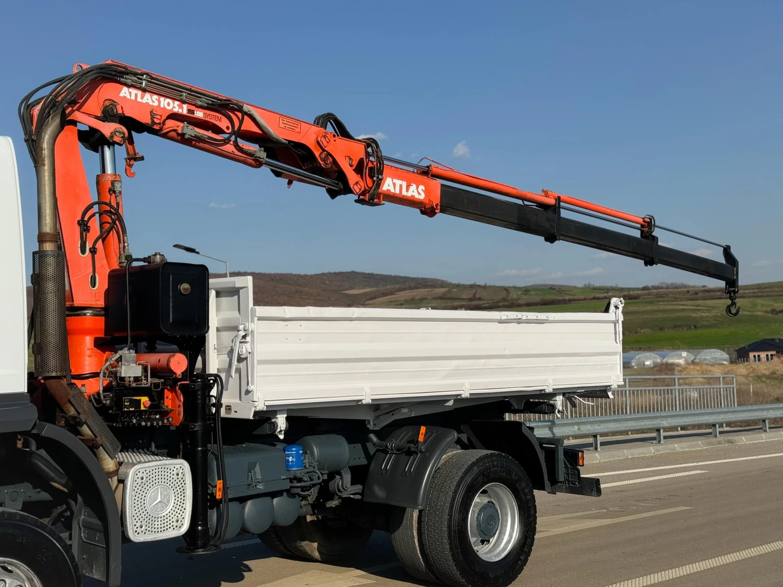 Автокран Mercedes-Benz ATEGO 18-23  4X4 , снимка 14 - Индустриална техника - 55437959