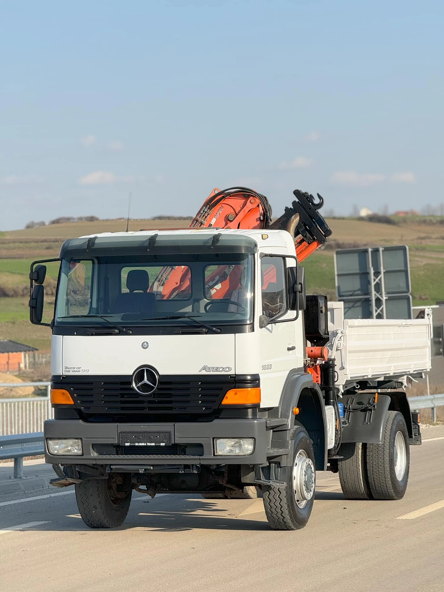 Автокран Mercedes-Benz ATEGO 18-23  4X4 , снимка 7 - Индустриална техника - 55437959