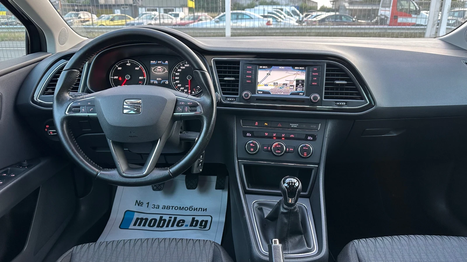 Seat Leon 1.6TDI 6- скорости! Нави! Клима! ТОП състояние!, снимка 9 - Автомобили и джипове - 54795886