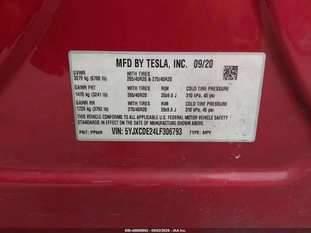 Tesla Model X LONG RANGE DUL AMOTOR ALL WHEEL DRIVE/LONG RANGE, снимка 9 - Автомобили и джипове - 56208132