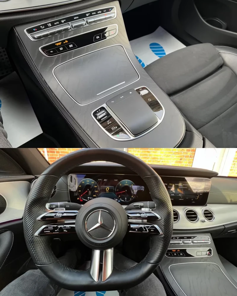 Mercedes-Benz E 400 d/AMG-PACK/4MATIC/CARPLAY/CAM/NAVI/142D, снимка 10 - Автомобили и джипове - 52001517