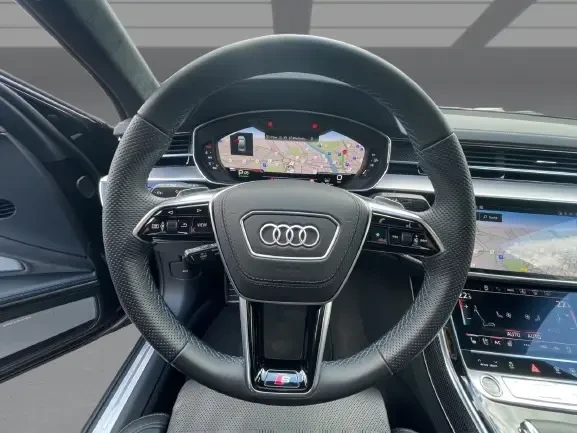 Audi A8 50 TDI Quattro = S-line = Black Optics Гаранция, снимка 9 - Автомобили и джипове - 55476123