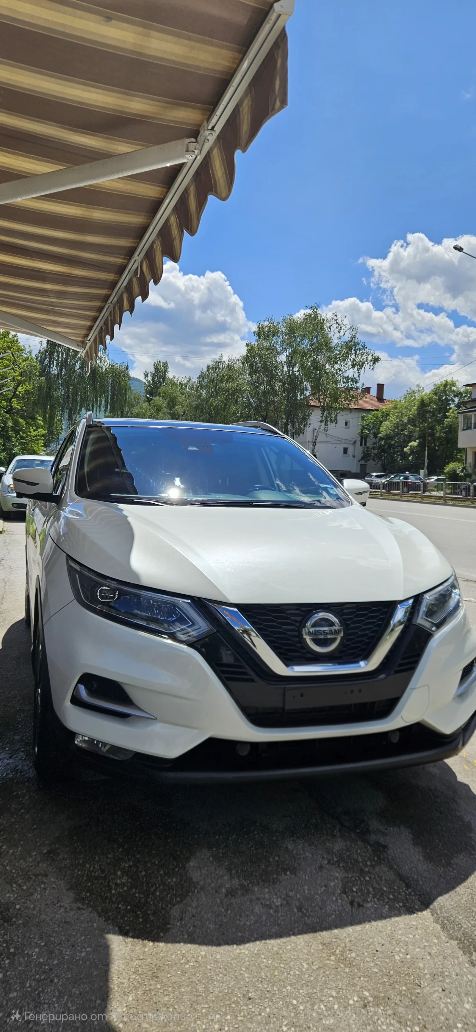 Nissan Qashqai 1.3 DiG-T, Фейслифт, Бяла перла