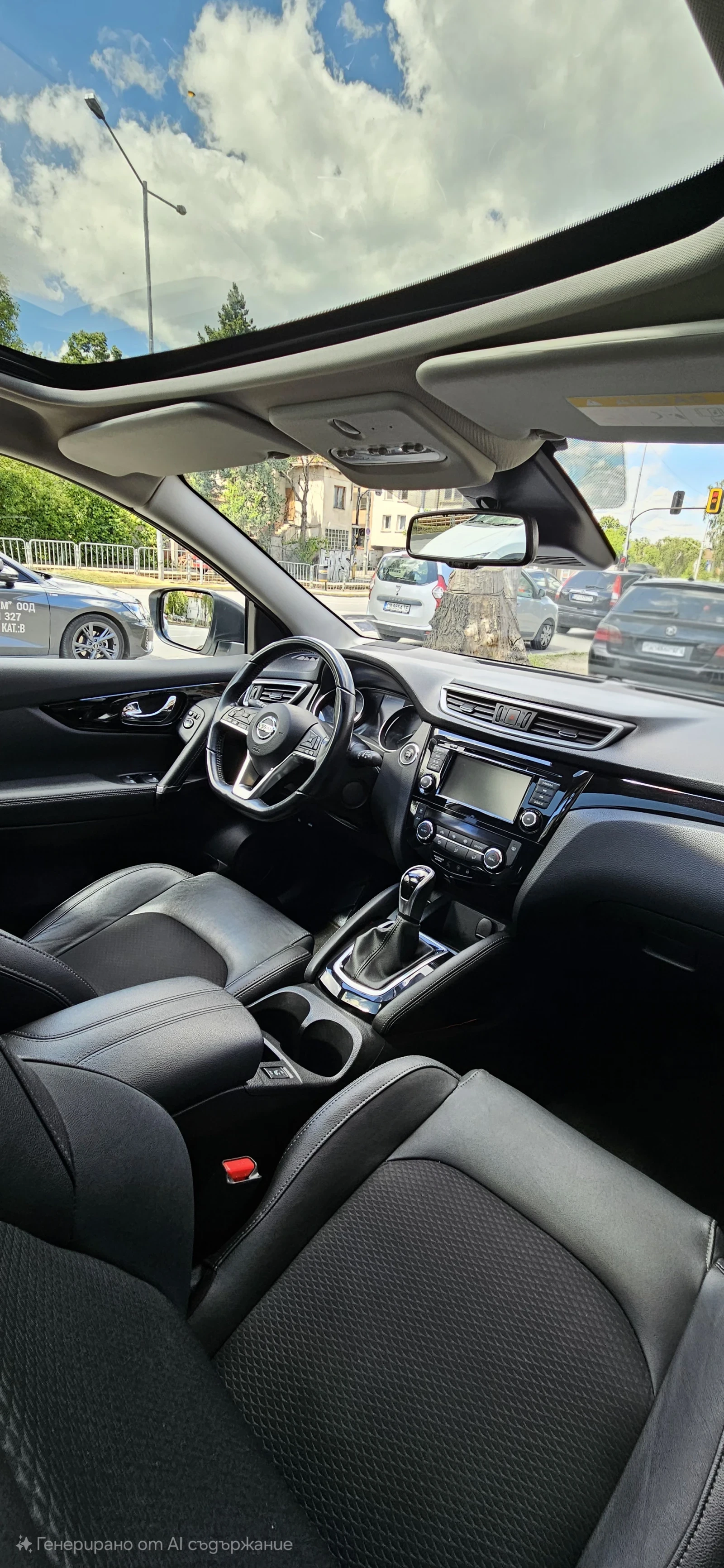 Nissan Qashqai 1.3 DiG-T DCT, Фейс, лифт, Бяла перла, снимка 6 - Автомобили и джипове - 55058365