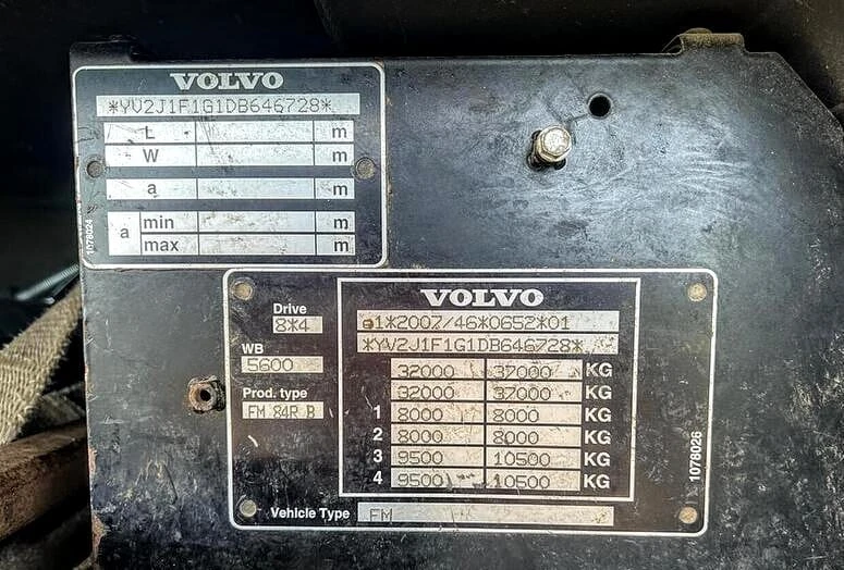 Volvo Fm 8x4  ЗЪРНОВОЗ , снимка 17 - Камиони - 53991052