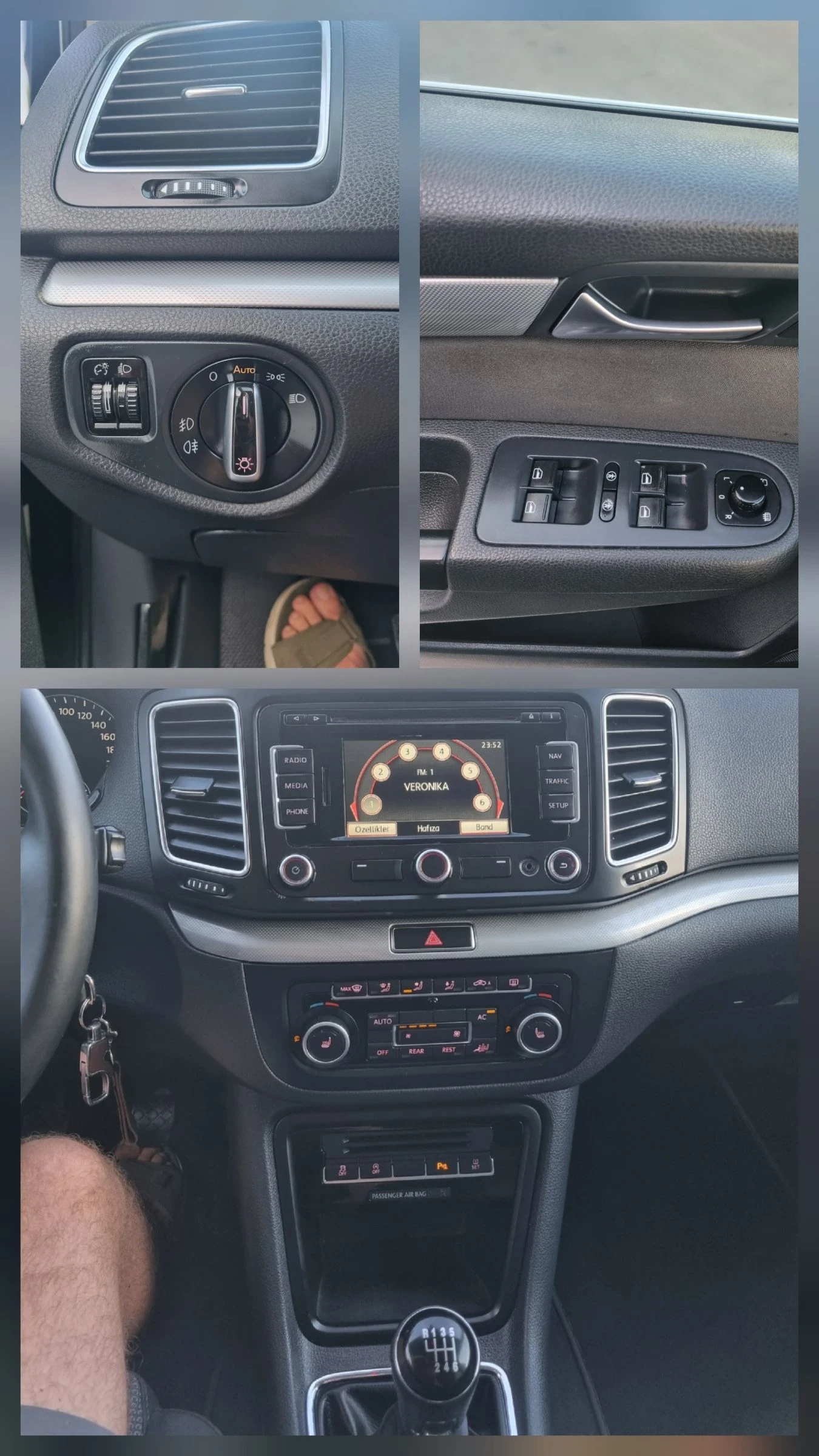 VW Sharan 2.0tdi 140коня 7 местен, снимка 16 - Автомобили и джипове - 55015800