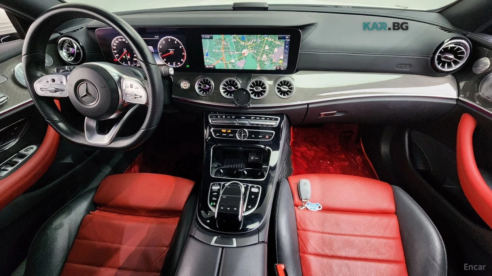 Mercedes-Benz E 450 4MATIC COUPE* ЧЕРВЕНА КОЖА* ОБДУХВ* НАВИ* ПАНО* HU, снимка 5 - Автомобили и джипове - 55342403