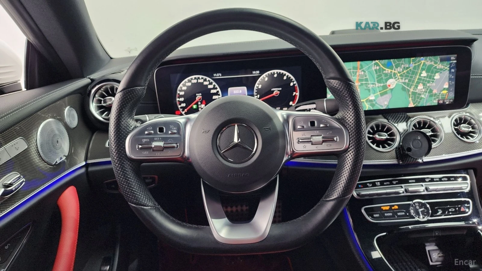 Mercedes-Benz E 450 4MATIC COUPE* ЧЕРВЕНА КОЖА* ОБДУХВ* НАВИ* ПАНО* HU, снимка 11 - Автомобили и джипове - 55342403