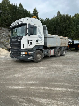 Scania R 620 6x4 комбиниран самосвал и влекач