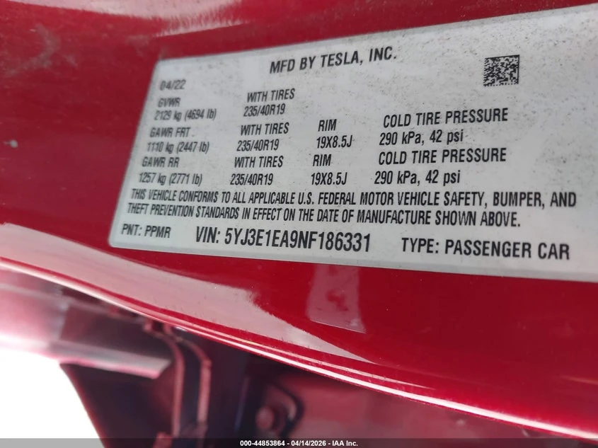 Tesla Model 3 Rear-Wheel Drive * CARFAX* , снимка 9 - Автомобили и джипове - 54527974