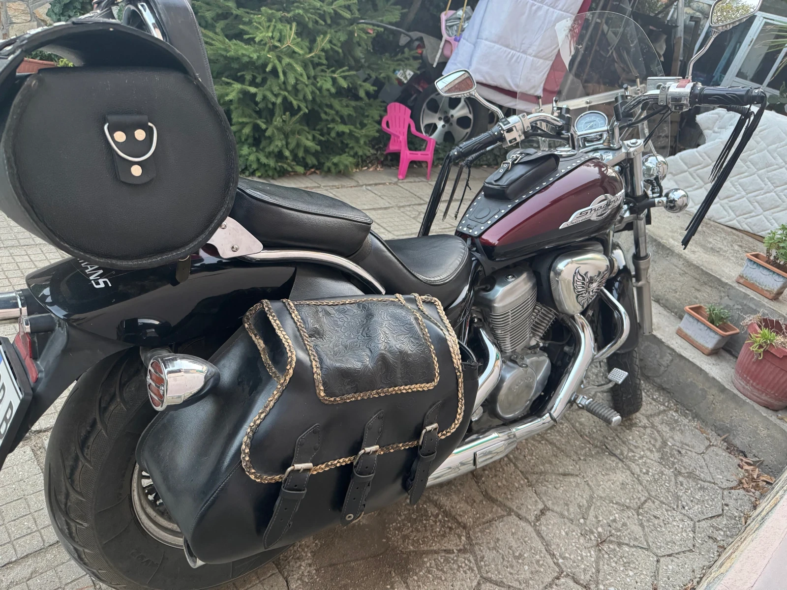 Honda Shadow, снимка 6 - Мотоциклети и мототехника - 55529568