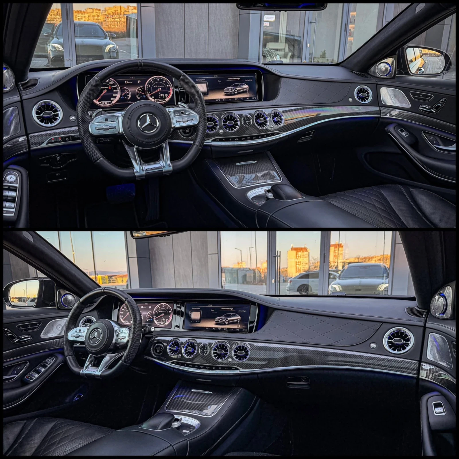 Mercedes-Benz S 500 AMG BLACK OPTIC/3xTV/CARBON/3DBurm/NIGHT/FULLMAXX | Mobile.bg � ����������� 8