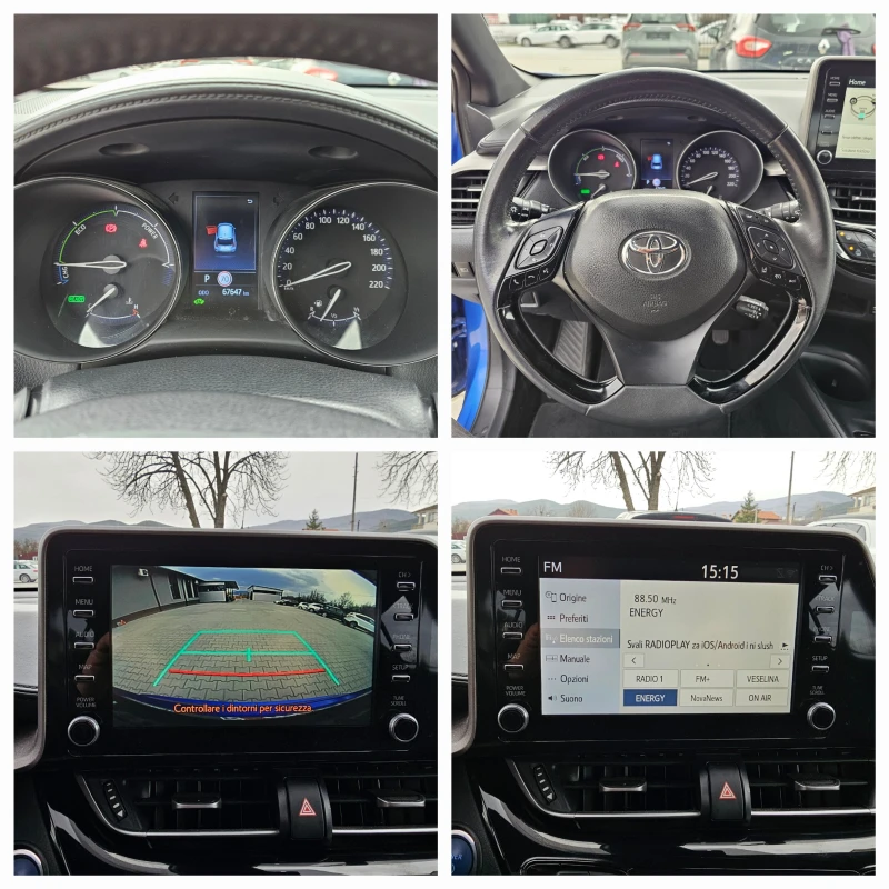 Toyota C-HR 1.8Hybrid, Face, Уникат, 67000км., 2021г.!, снимка 14 - Автомобили и джипове - 49458572