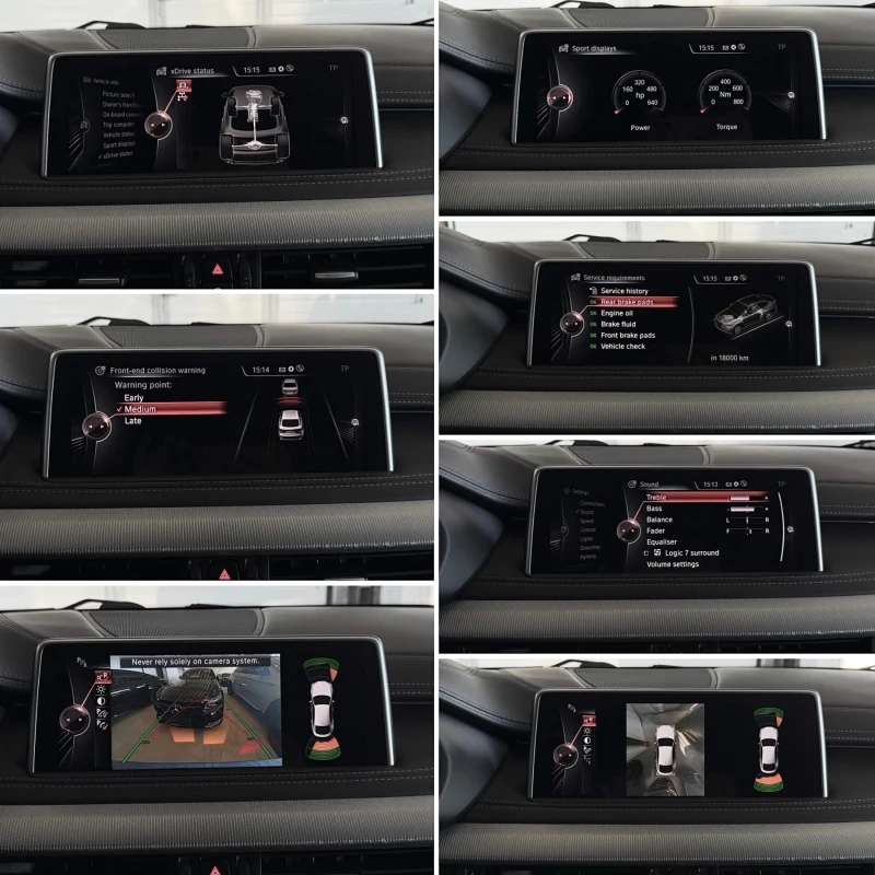 BMW X6 M/ 4.4 V8/ STAGE 1 - 650ps/ CARBON/ SHADOW LINE/, снимка 15 - Автомобили и джипове - 52472213