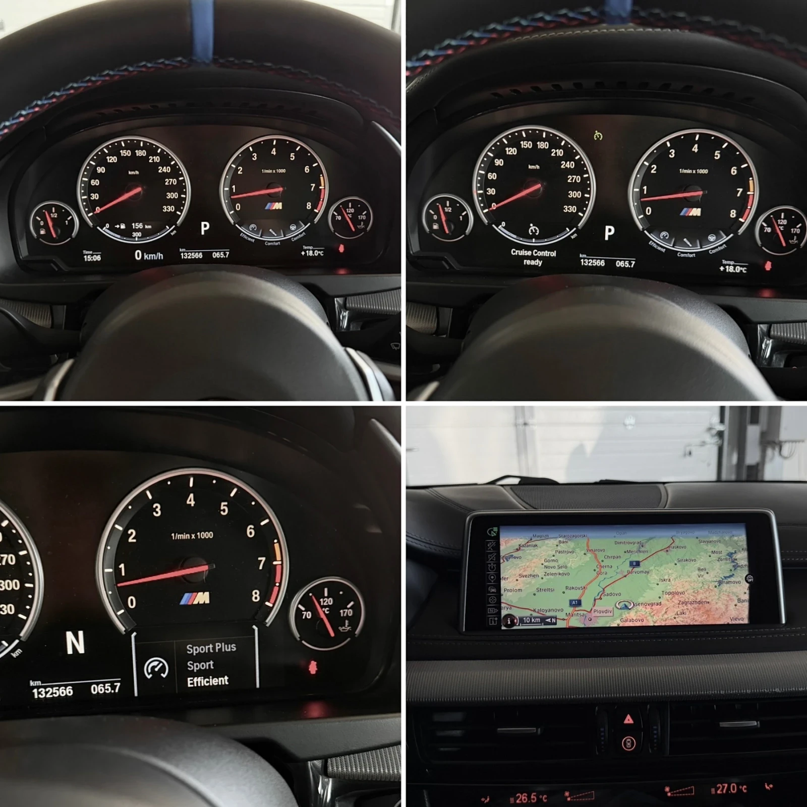 BMW X6 M/ 4.4 V8/ STAGE 1 - 650ps/ CARBON/ SHADOW LINE/ | Mobile.bg   16