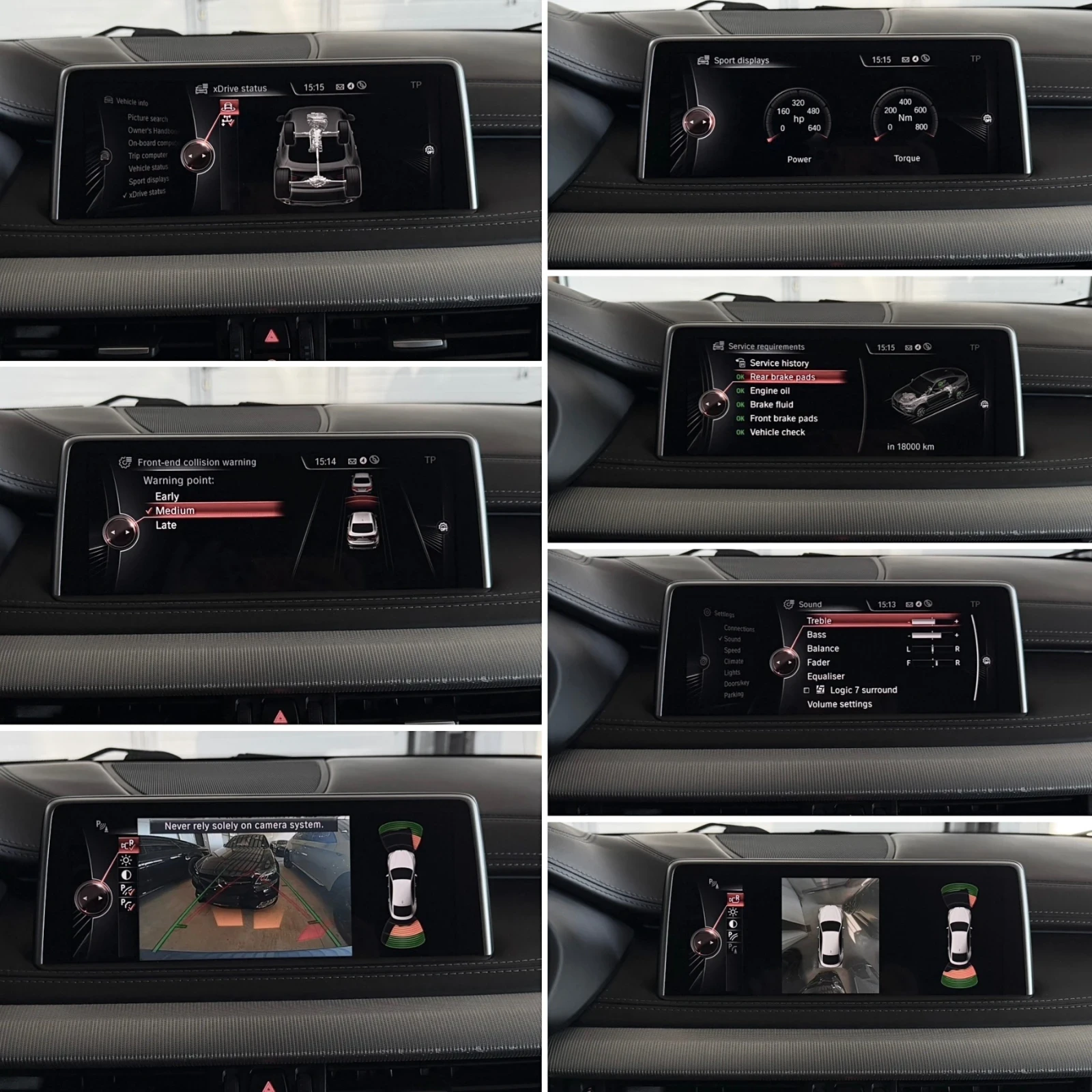 BMW X6 M/ 4.4 V8/ STAGE 1 - 650ps/ CARBON/ SHADOW LINE/ | Mobile.bg   15