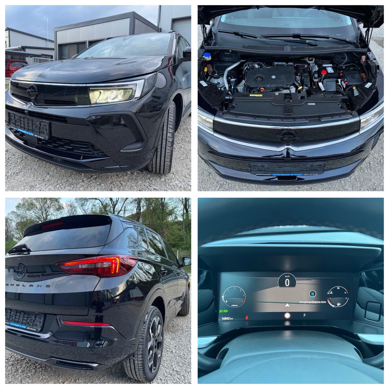 Opel Grandland X DIESEL* LED* FULL* 16700km* AVTOMAT, снимка 16 - Автомобили и джипове - 54283972