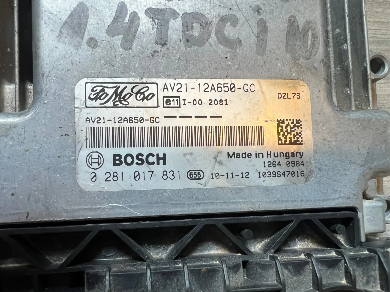 AV21-12A650-GC �������� �������� FORD FIESTA 1.4TDCI 0281017831 0 281 017 831 | Mobile.bg � ����������� 1