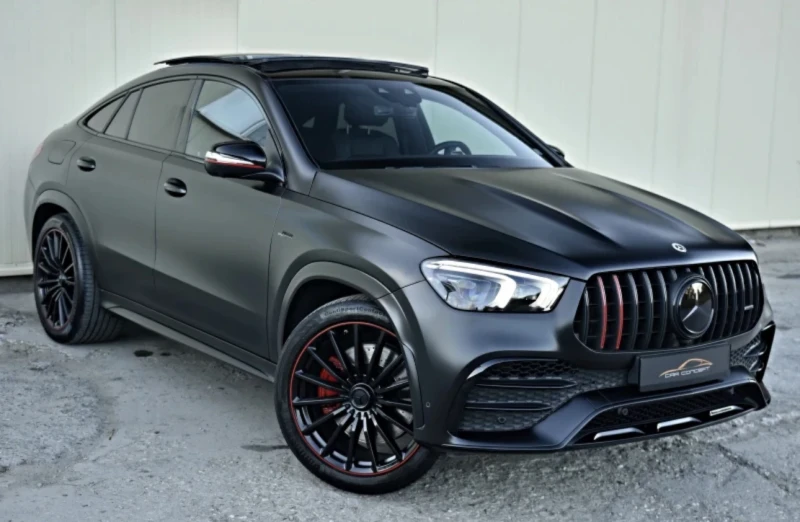 Mercedes-Benz GLE 53 4MATIC Coupe BURMESTER MULTIBEAM LIGHT PANO MATT, снимка 3 - Автомобили и джипове - 48778625