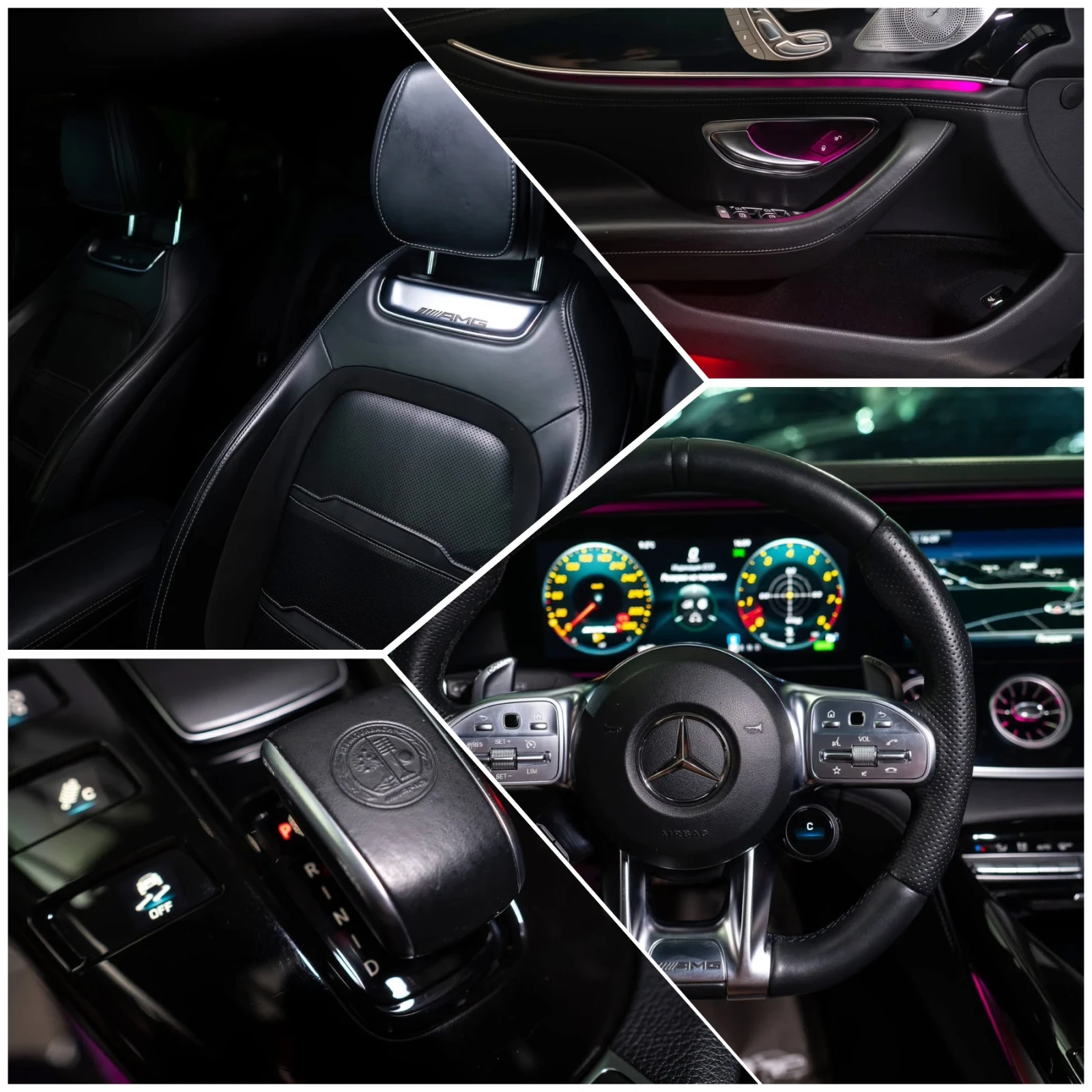 Mercedes-Benz AMG GT 53 4MATIC+ BLACK LINE BURMEISTER ������ 100% | Mobile.bg � ����������� 16