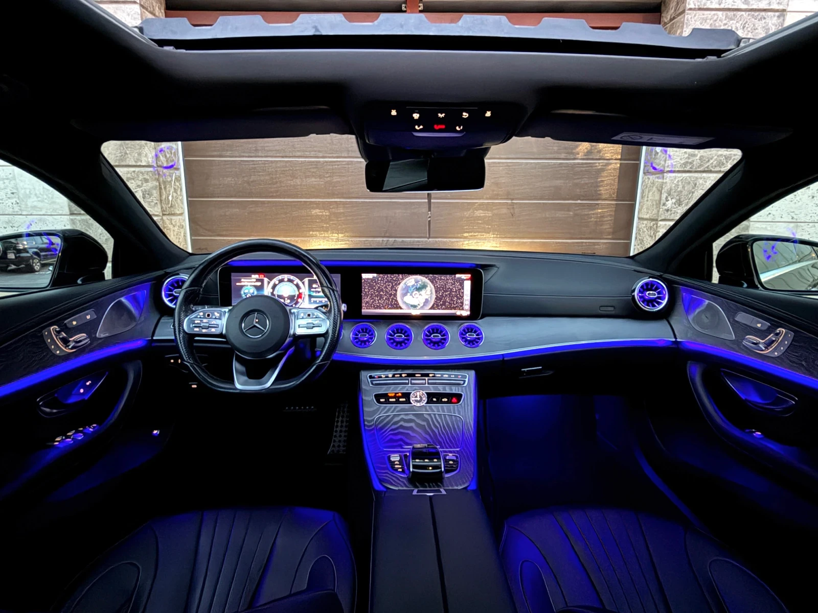 Mercedes-Benz CLS 400 D 4matic  9G AMG Burmester ЛИЗИНГ 100%, снимка 9 - Автомобили и джипове - 55088630