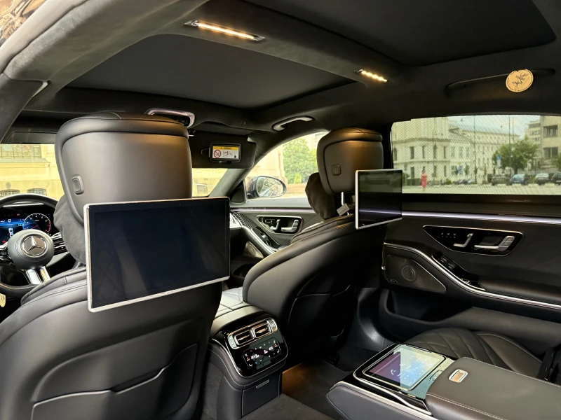 Mercedes-Benz S 500 4Matic* Optic Brabus* Long* 360* HUD* TV* ЛИЗИНГ, снимка 9 - Автомобили и джипове - 51128418