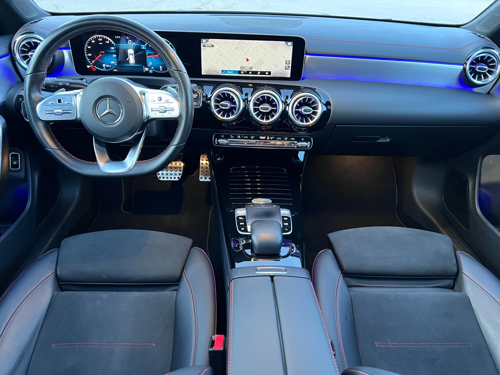 Mercedes-Benz CLA 200 D AMG MULTIBEAM LED �������� ������� ����� ���   | Mobile.bg � ����������� 10