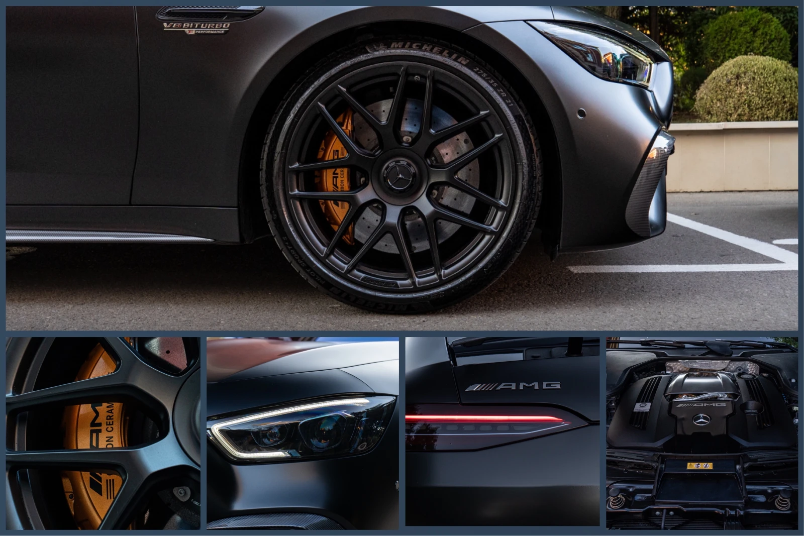 Mercedes-Benz AMG GT 63S E-Performance| CERAMIC| , снимка 9 - Автомобили и джипове - 56153930