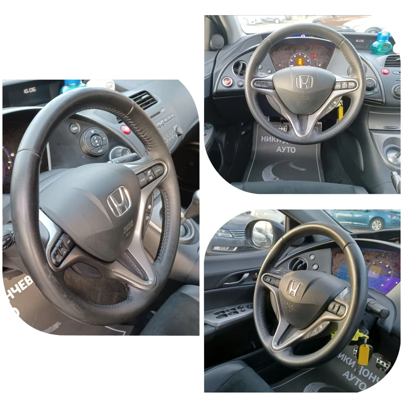 Honda Civic 1.8-140 i-VTEC!! FACELIFT!! KOJA! KEYLESS GO! PODG, снимка 12 - Автомобили и джипове - 52829608