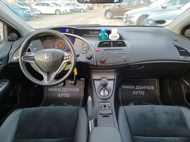 Honda Civic 1.8-140 i-VTEC!! FACELIFT!! KOJA! KEYLESS GO! PODG, снимка 9 - Автомобили и джипове - 52829608
