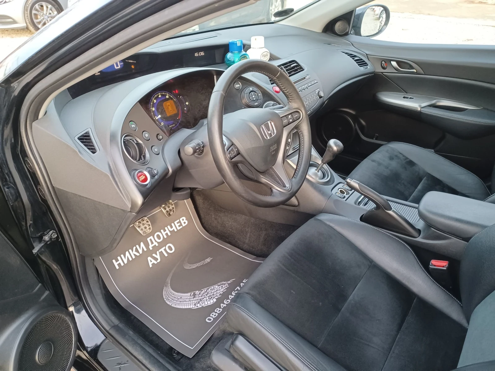 Honda Civic 1.8-140 i-VTEC!! FACELIFT!! KOJA! KEYLESS GO! PODG - изображение 10