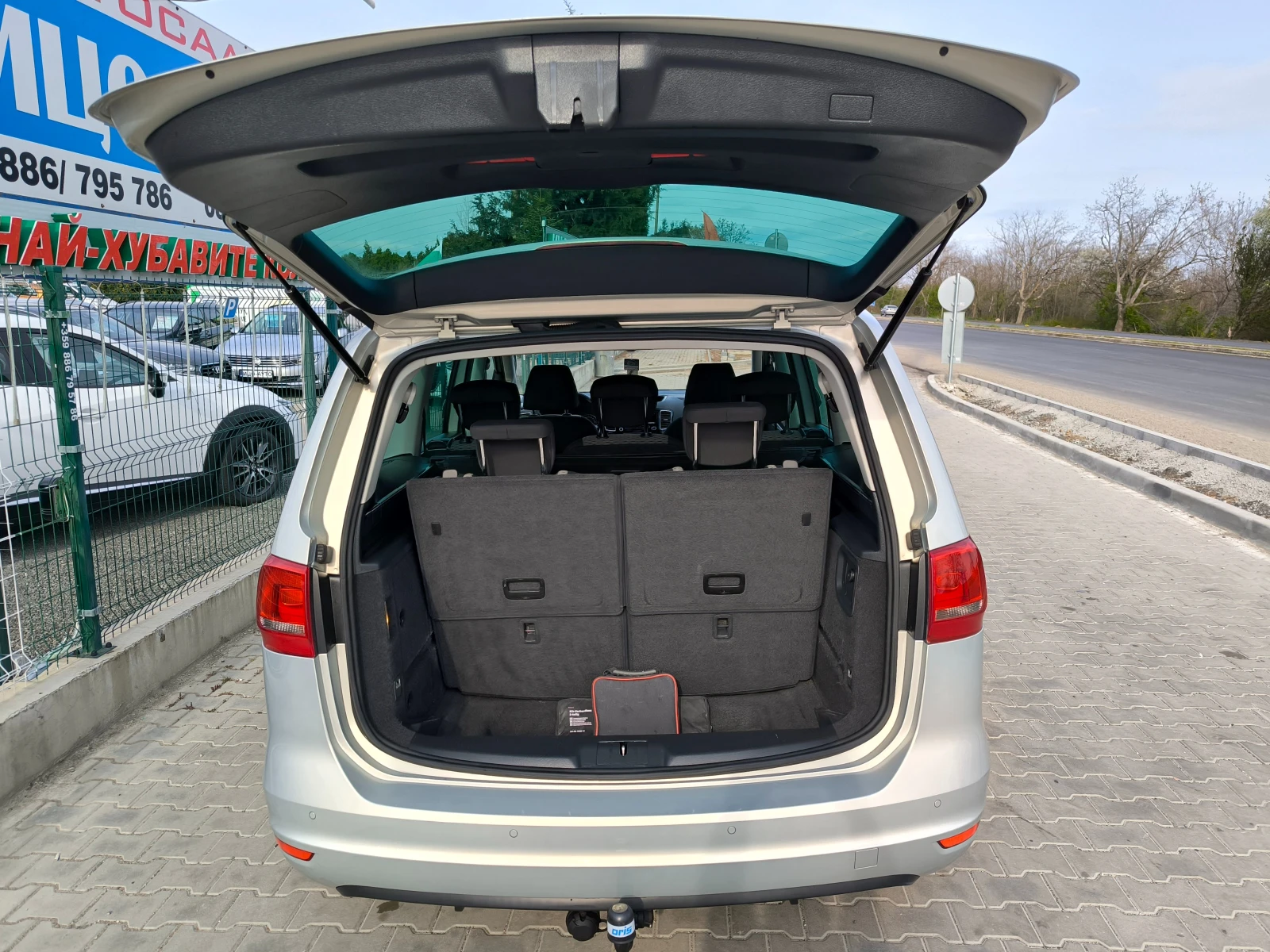 VW Sharan 2, 0 ТDi-150k.c.6скорocти.7места, ЕВРО 5В!, снимка 14 - Автомобили и джипове - 54182669