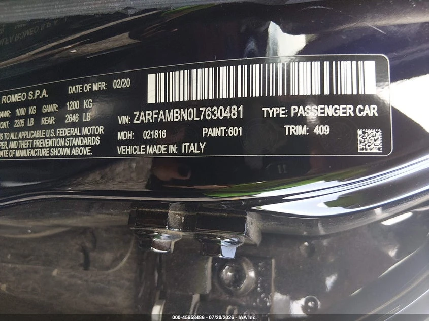Alfa Romeo Giulia 2.0l Ti Rwd, снимка 9 - Автомобили и джипове - 55586790