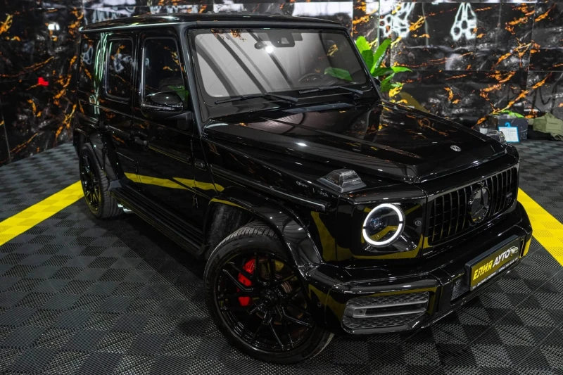 Mercedes-Benz G 63 AMG 4.0 V8 BLACK LINE DESIGNO CARBON BURM ЛИЗИНГ 100%, снимка 5 - Автомобили и джипове - 53363888