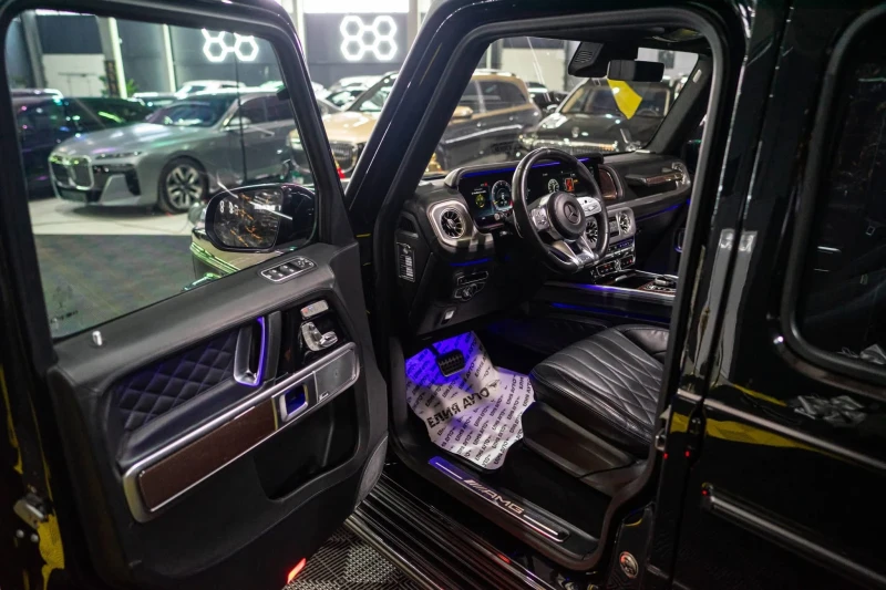 Mercedes-Benz G 63 AMG 4.0 V8 BLACK LINE DESIGNO CARBON BURM ЛИЗИНГ 100%, снимка 10 - Автомобили и джипове - 53363888