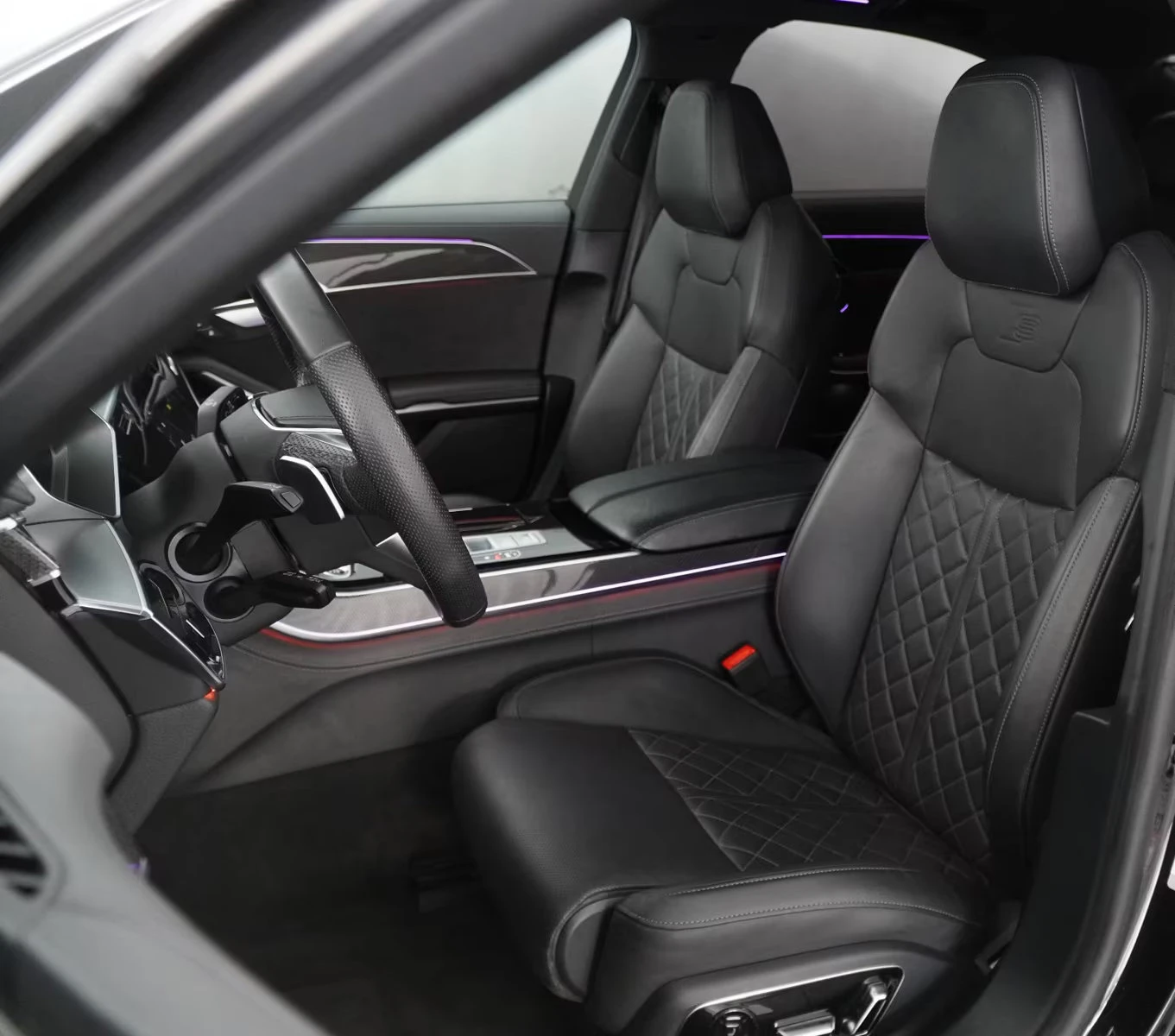 Audi A8 50/286HP/SLINE/MATRIX/TV/360/PANO/B&O/KLESS/457z, снимка 12 - Автомобили и джипове - 54753377