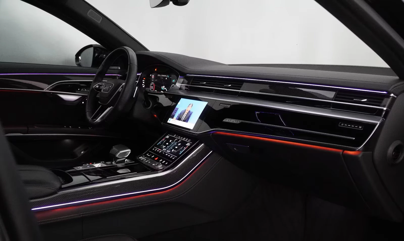 Audi A8 50/286HP/SLINE/MATRIX/TV/360/PANO/B&O/KLESS/457z, снимка 11 - Автомобили и джипове - 54753377