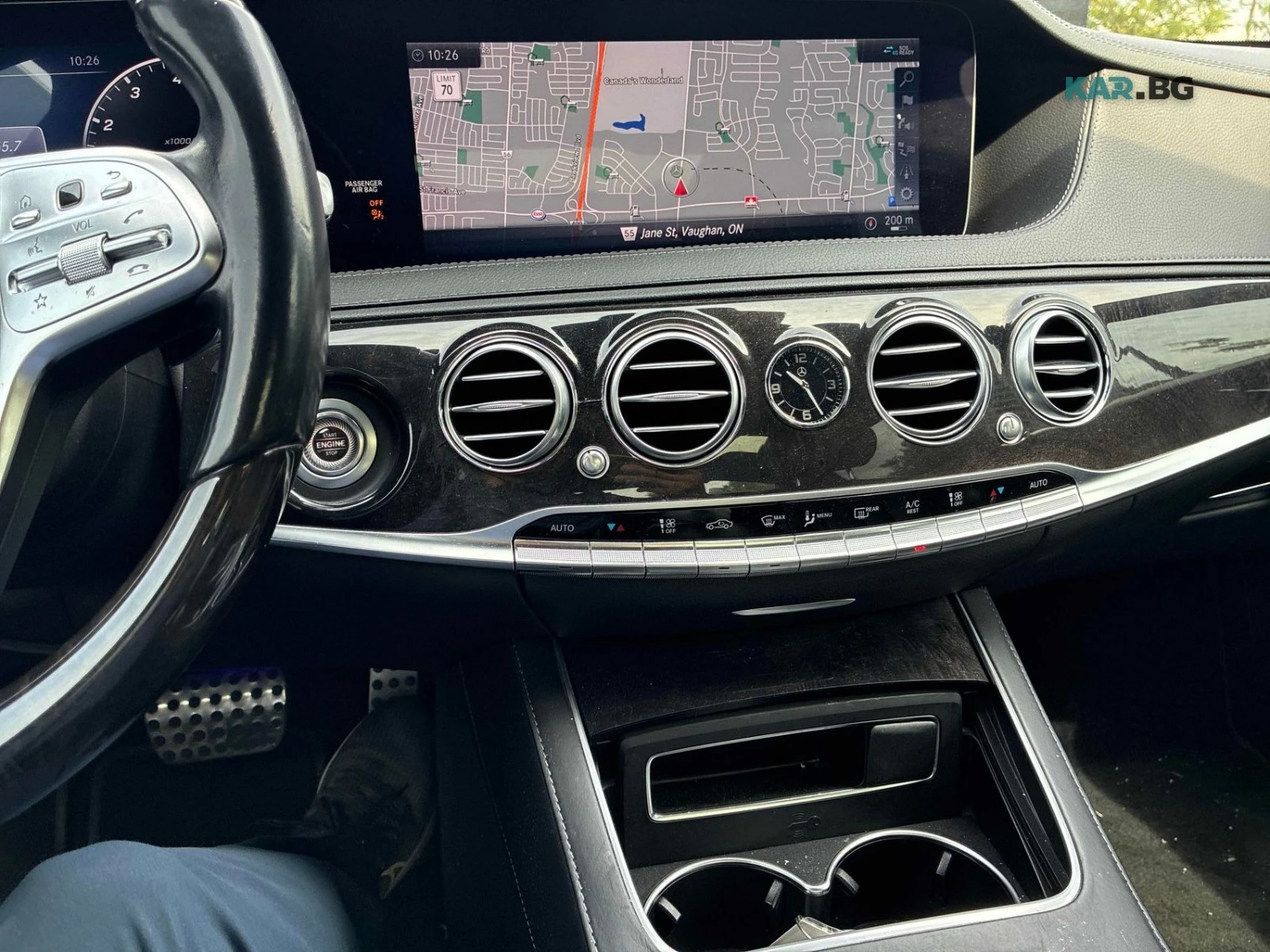 Mercedes-Benz S 560 Масаж * 360 * ACC * АвтоКредит * (ЦЕНА ДО БГ), снимка 9 - Автомобили и джипове - 55944736