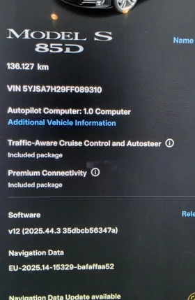 Tesla Model S S85D MCU2 4х4 Европейска, снимка 16