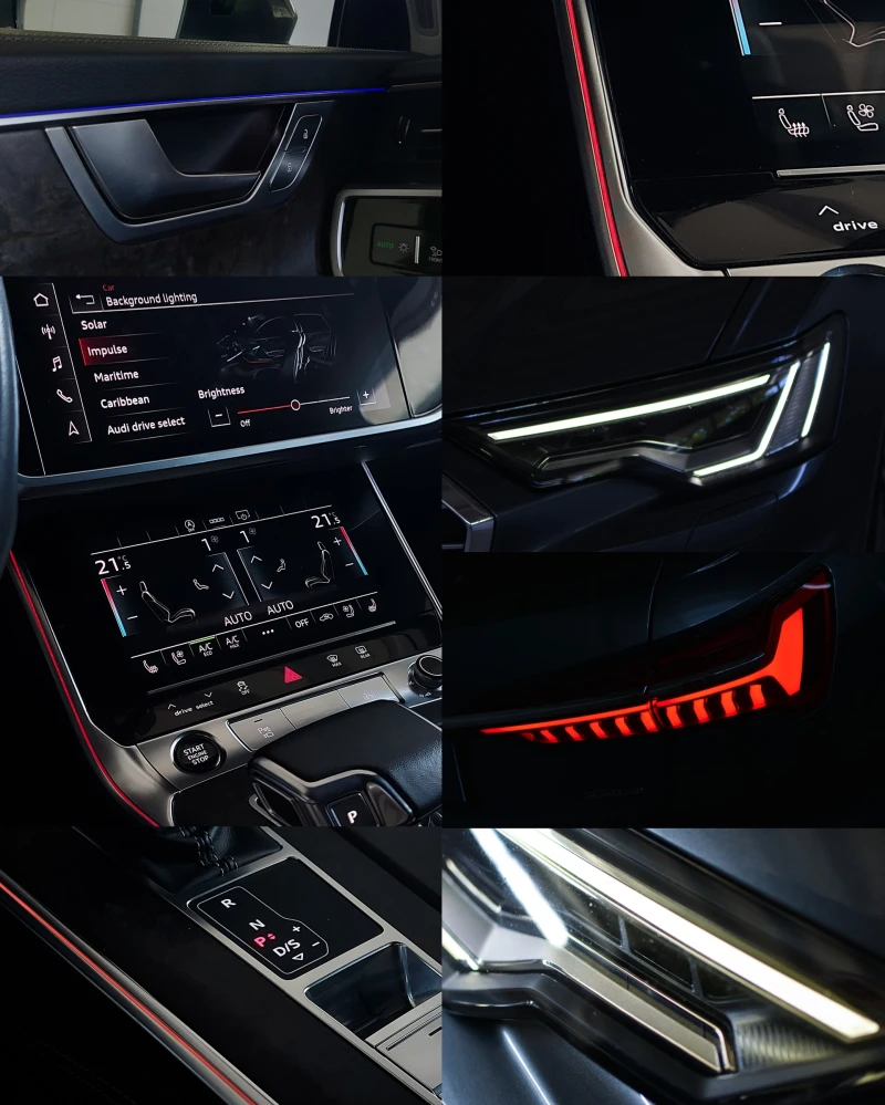 Audi A6 50TDI/Quattro/S-Line/Matrix/B&O, снимка 13 - Автомобили и джипове - 50267136