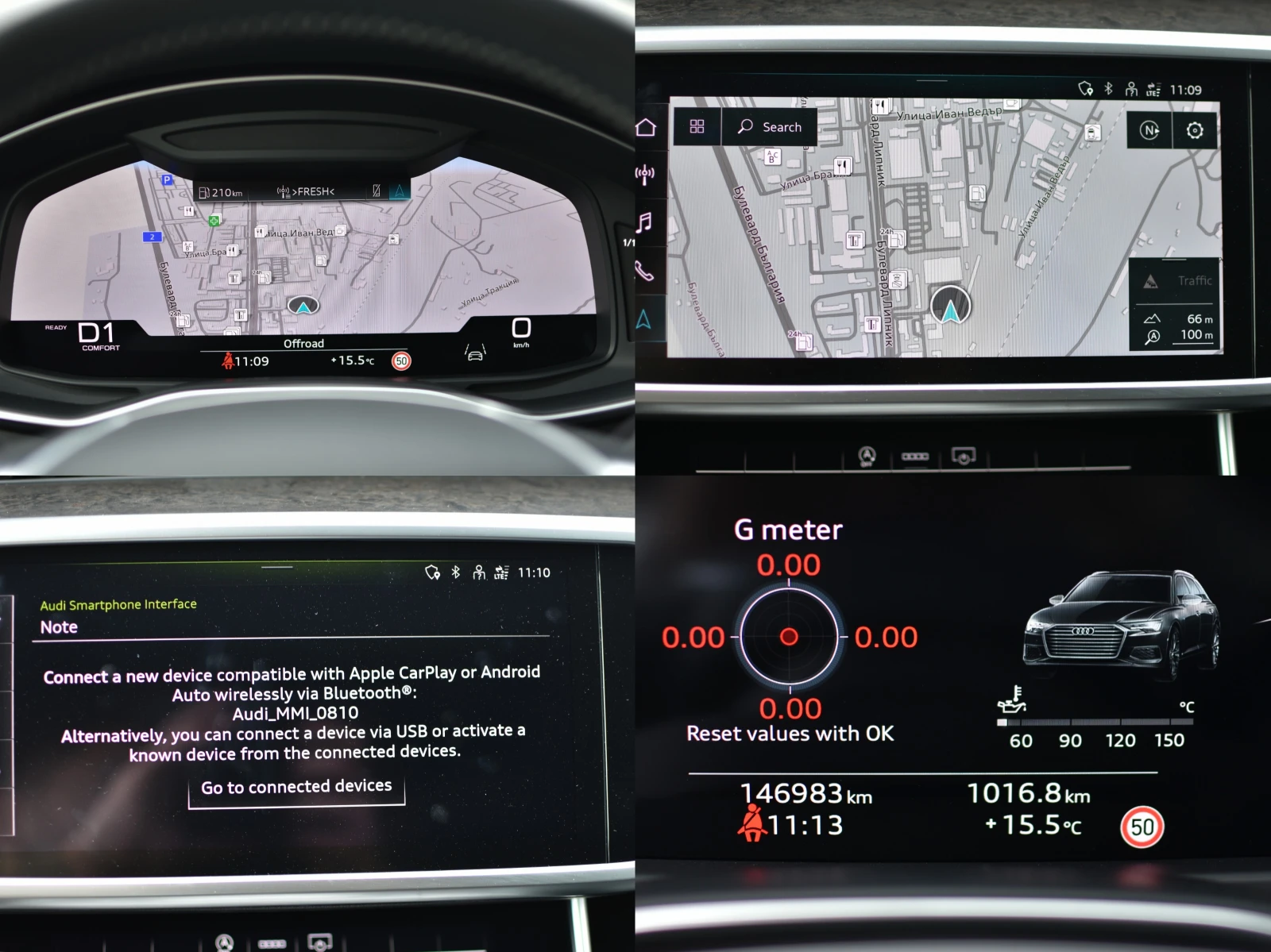 Audi A6 50TDI/Quattro/S-Line/Matrix/B&O | Mobile.bg   11