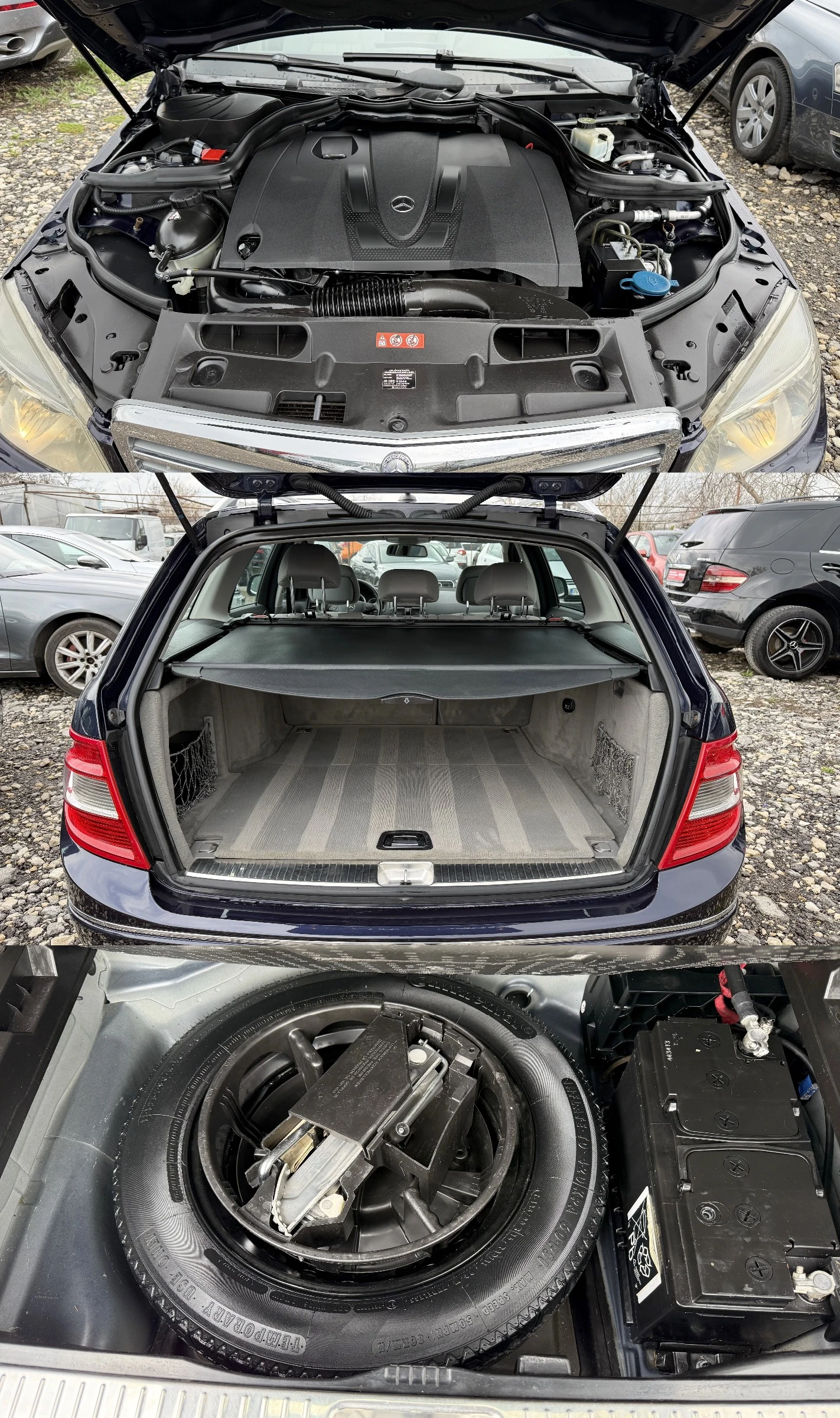 Mercedes-Benz C 200 2.2cdi Автоматик Ел.багажник, снимка 16 - Автомобили и джипове - 54033114