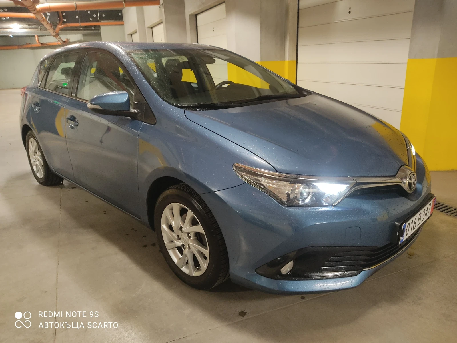 Toyota Auris 1.2Ti/116kc, бензин, евро 6., 4 цилиндъра, камера 